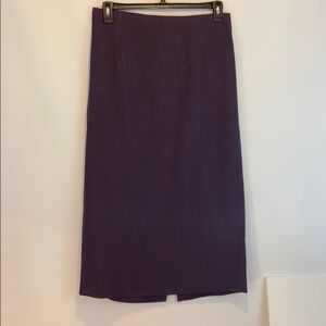Women’s Purple Maxi Skirt with Split in Back